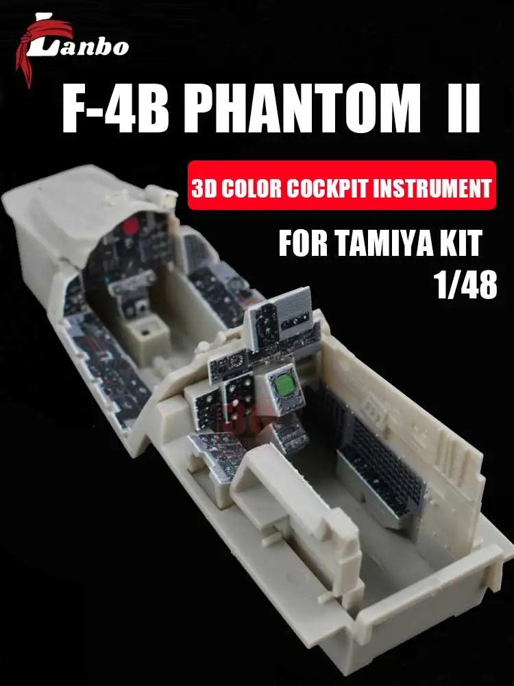 Lanbo 3D Color Cockpit Instrument LA-48145 F-4B Phantom II для комплекта Tamiya 1/48
Lanbo 3D Color Cockpit Instrument LA-48145 F-4B Phantom II для комплекта Tamiya 1/48