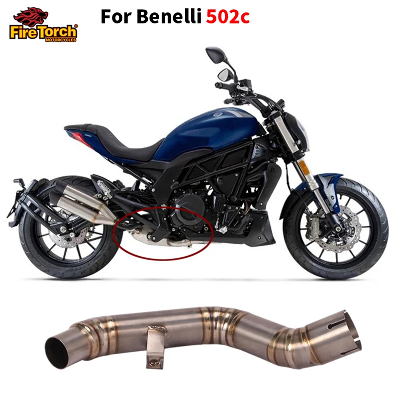 Slip On for Benelli 502C Motorcycle Exhaust System Modified Titanium Alloy Middle Link Pipe Espace Moto Motocross Espace Moto
Slip On for Benelli 502C Motorcycle Exhaust System Modified Titanium Alloy Middle Link Pipe Espace Moto Motocross Espace Moto