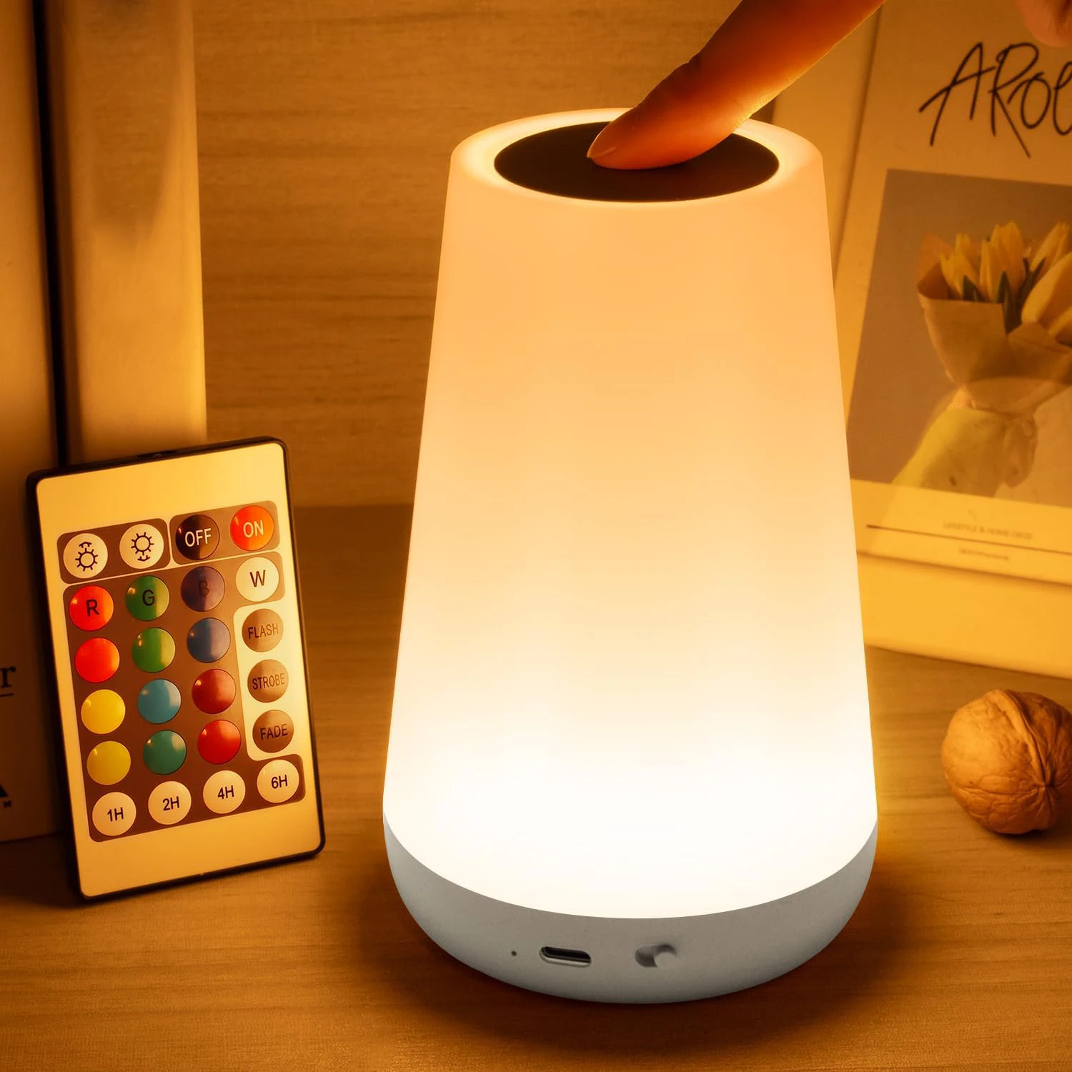 13 Color Changing Night Light RGB Remote Control Touch Dimmable Lamp Portable Table Bedside Lamps USB Rechargeable Night Lamp
13 Color Changing Night Light RGB Remote Control Touch Dimmable Lamp Portable Table Bedside Lamps USB Rechargeable Night Lamp