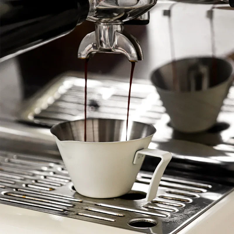 100ML Espresso Extraction Cup 304 Stainless Steel with Scale Thickened Exquisite Ounce Coffee Cup Home Kitchen Cafe Accessories
100ML Espresso Extraction Cup 304 Stainless Steel with Scale Thickened Exquisite Ounce Coffee Cup Home Kitchen Cafe Accessories