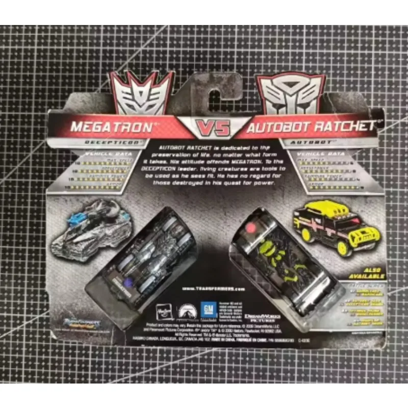 Original Hasbro Transformers AUTOBOT RATCHET VS MEGATRON Action Toy Figure Collection
Original Hasbro Transformers AUTOBOT RATCHET VS MEGATRON Action Toy Figure Collection