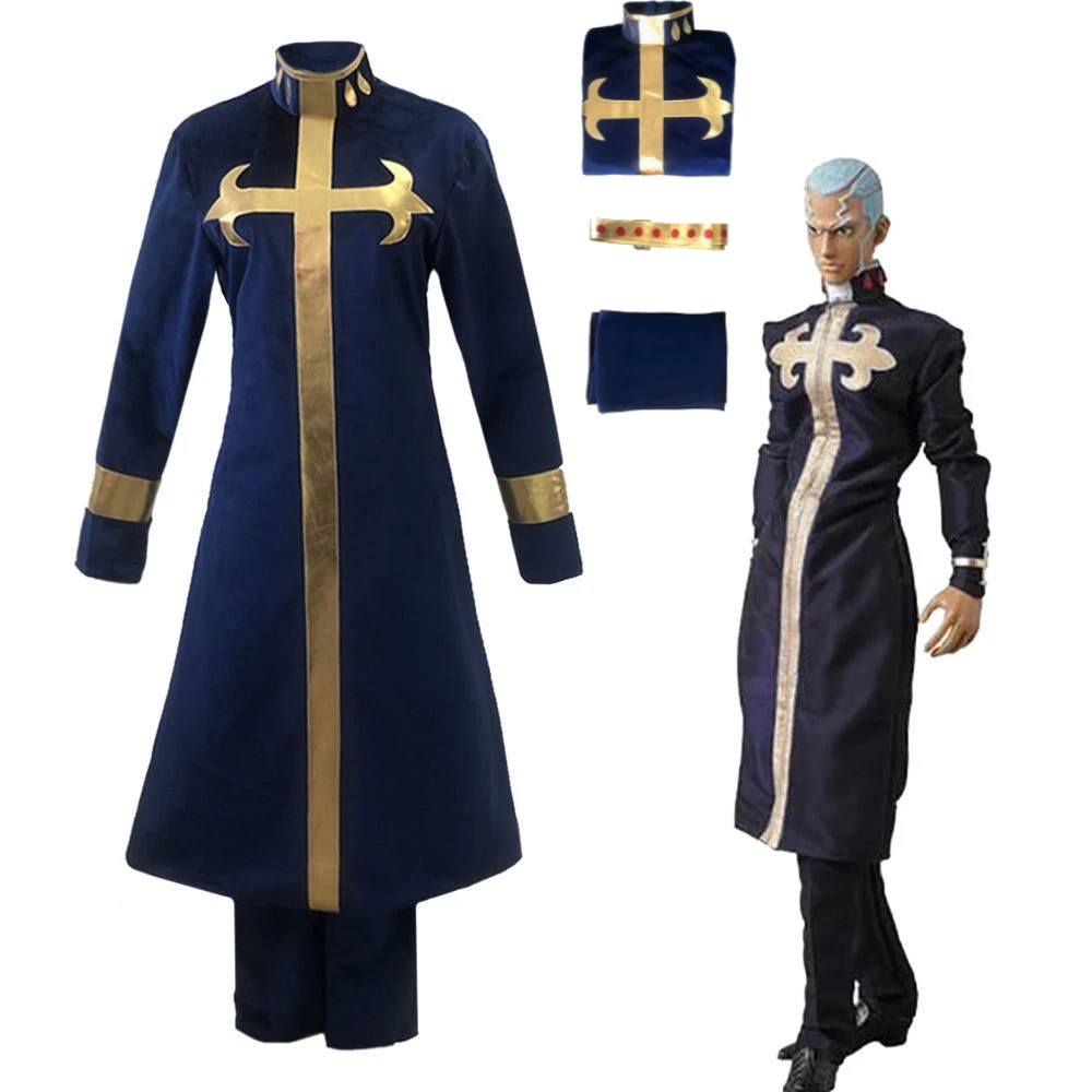 JoJo's Bizarre Adventure Enrico Pucci Outfit Costume in Line with The Original Anime Style Anime Cosplay Costume
JoJo's Bizarre Adventure Enrico Pucci Outfit Costume in Line with The Original Anime Style Anime Cosplay Costume