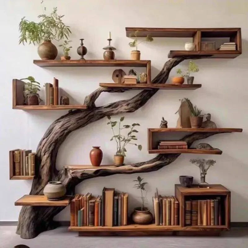 Duobao Pavilion Shelf Home Silent Wind Retro Solid Wood Storage Shelf Creative Featured Ornament Furniture
Duobao Pavilion Shelf Home Silent Wind Retro Solid Wood Storage Shelf Creative Featured Ornament Furniture