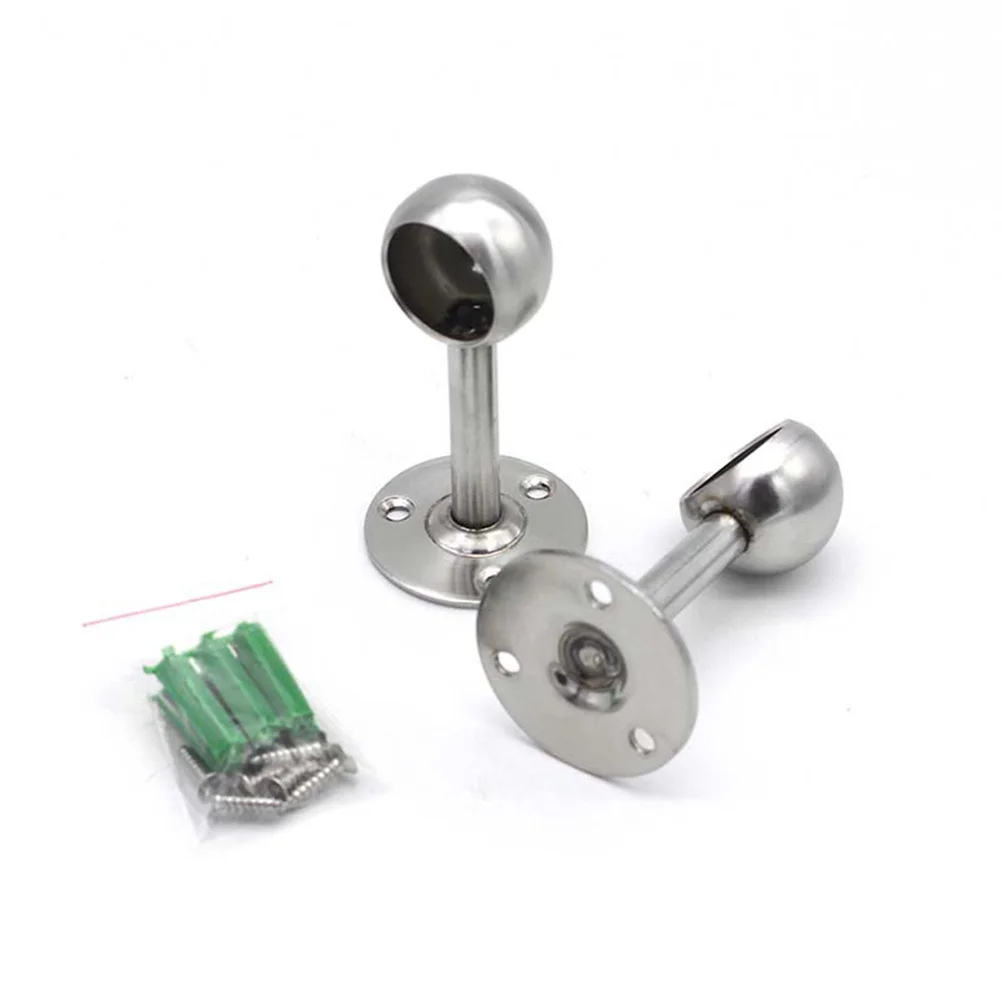 2 set Stainless Steel Closet Pole Socket 32Mm Round Diameter Heavy Duty Rustproof For Closet Curtain Support Brackets Hardware
2 set Stainless Steel Closet Pole Socket 32Mm Round Diameter Heavy Duty Rustproof For Closet Curtain Support Brackets Hardware