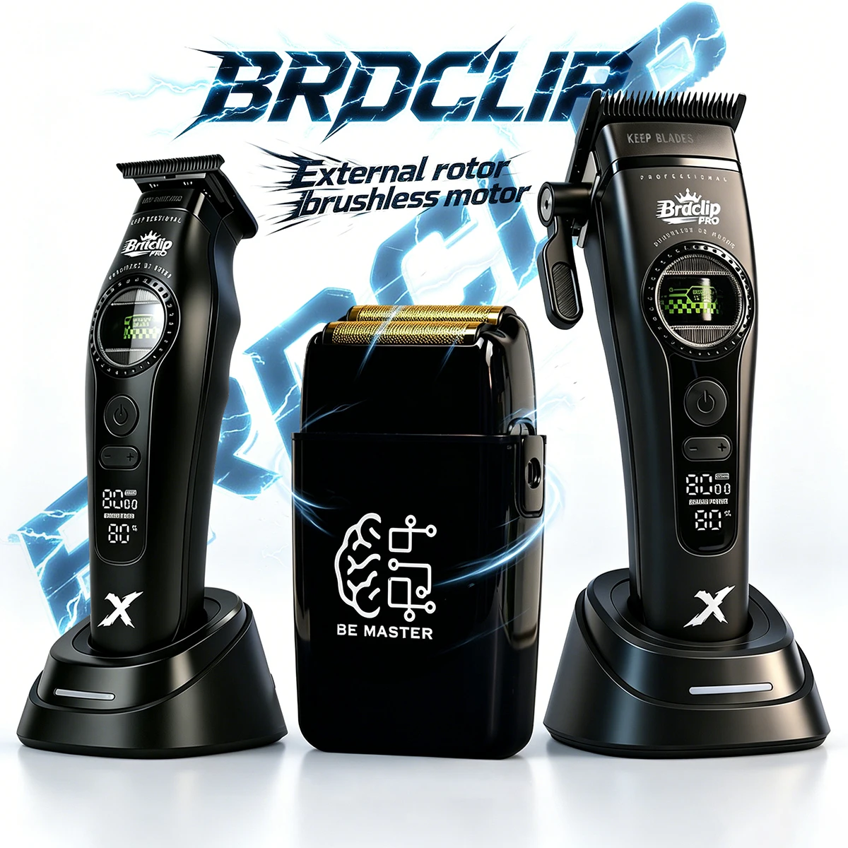 BRDCLIP 898C-T-609 Professional Hair Clipper Trimmer 3 Speeds 5 Adjustment Lever Electric DLC Blade Machine Barber Charging Base
BRDCLIP 898C-T-609 Professional Hair Clipper Trimmer 3 Speeds 5 Adjustment Lever Electric DLC Blade Machine Barber Charging Base