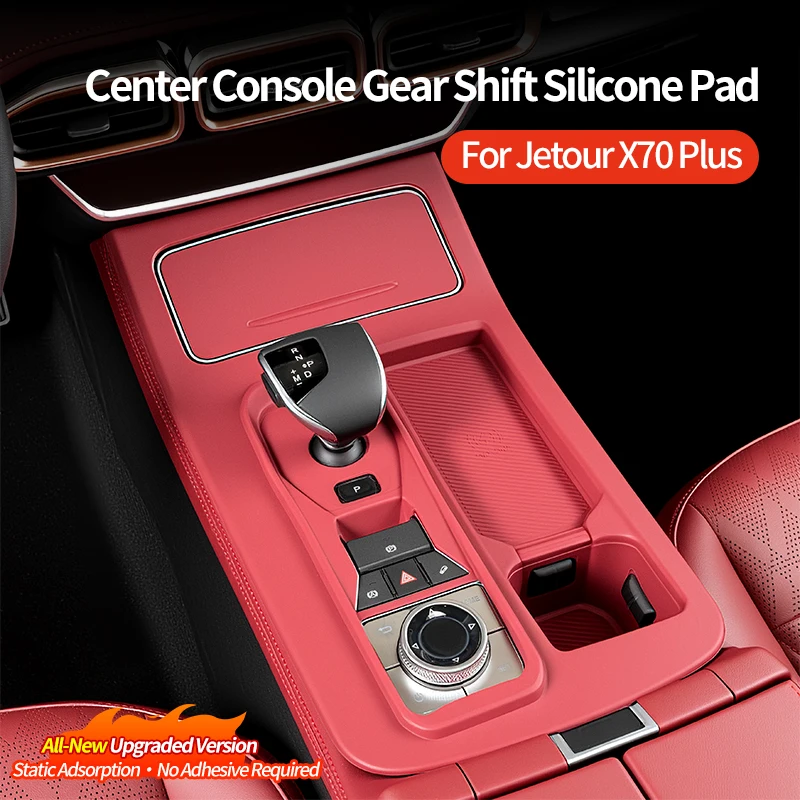 For Jetour x70 Plus Silicone Center Console Gear Shift Panel Cover & Anti-Slip Cup Holder Liners Car Interior Tuning Accessories
For Jetour x70 Plus Silicone Center Console Gear Shift Panel Cover & Anti-Slip Cup Holder Liners Car Interior Tuning Accessories
