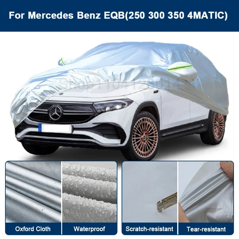 Outdoor Full Car Cover For Benz EQB 250 300 350 4MATIC with Reflective Strips Waterproof Snowproof Dustproof UV Protection
Outdoor Full Car Cover For Benz EQB 250 300 350 4MATIC with Reflective Strips Waterproof Snowproof Dustproof UV Protection