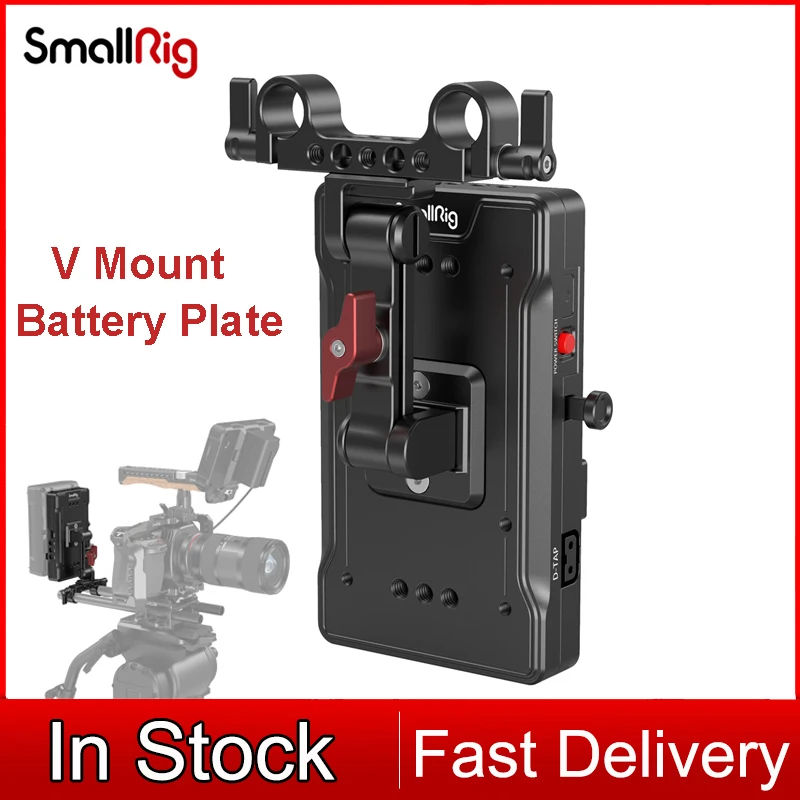 SmallRig V Mount Аккумулятор Адаптер Пластина С 15 мм стержневым зажимом Регулируемый рычаг 3204
SmallRig V Mount Аккумулятор Адаптер Пластина С 15 мм стержневым зажимом Регулируемый рычаг 3204