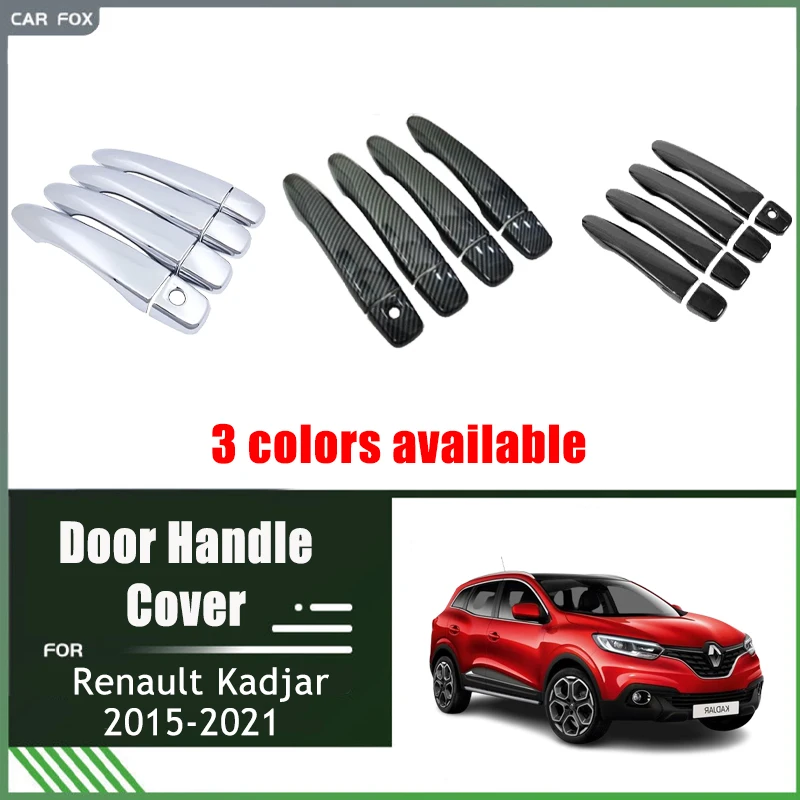 Chrome Door Handle Cover Trim for Renault Kadjar 2015-2021 2016 2017 2018 2019 Car Accessories Carbon Fiber Set Sticker Styling
Chrome Door Handle Cover Trim for Renault Kadjar 2015-2021 2016 2017 2018 2019 Car Accessories Carbon Fiber Set Sticker Styling