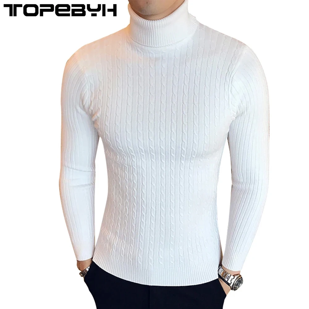 Men's Turtleneck Sweater Casual Men's Knitted Sweater Warm Fitness Men Pullovers Tops Kint Sweater
Men's Turtleneck Sweater Casual Men's Knitted Sweater Warm Fitness Men Pullovers Tops Kint Sweater