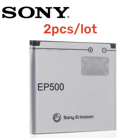 2pcs/lot Original EP500 1200mAh Battery for Sony Ericsson Xperia ST17I ST15I SK17I WT18I X8 U5I E15i WT18I WT19I U8 Battery