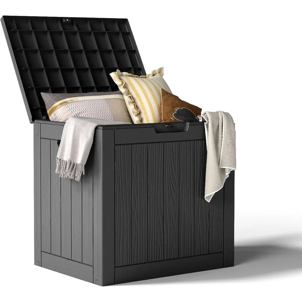 35 Gallon Resin Deck Box with Lockable , Waterproo UV-Resistant Multi-pose Outdoor Storage or Patio Cushions, Garden Tools & Pac
35 Gallon Resin Deck Box with Lockable , Waterproo UV-Resistant Multi-pose Outdoor Storage or Patio Cushions, Garden Tools & Pac