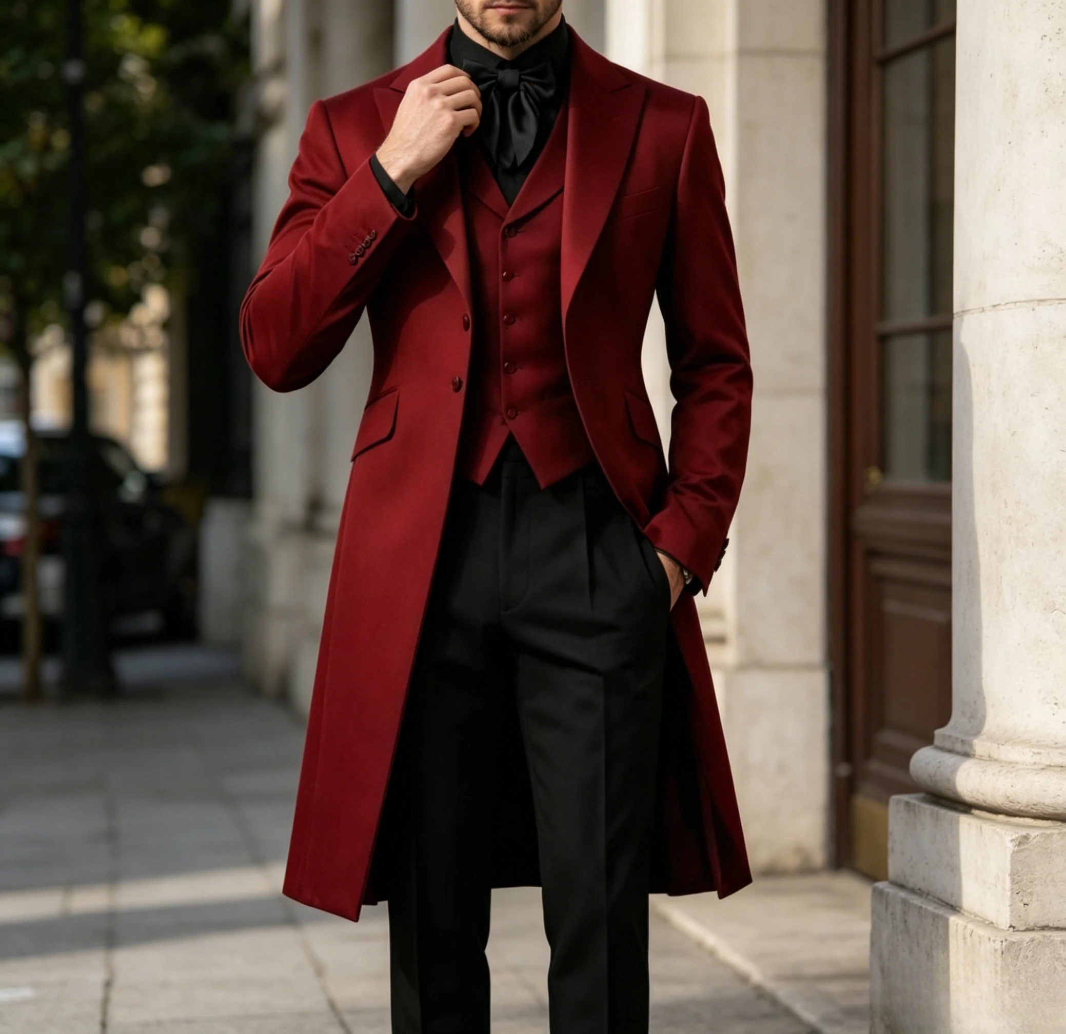 New Dark Red And Black Men Suit Wedding Party Formal Groom Groomsman Prom Business Male Tuxedos 3 Piece Set Jacket Vest Pants
New Dark Red And Black Men Suit Wedding Party Formal Groom Groomsman Prom Business Male Tuxedos 3 Piece Set Jacket Vest Pants