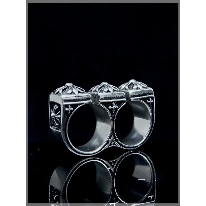Cross Flower Titanium Steel Ring Niche European and American Personalized Retro Jewelry Goth Large Size Finger Tiger Accessories
Cross Flower Titanium Steel Ring Niche European and American Personalized Retro Jewelry Goth Large Size Finger Tiger Accessories