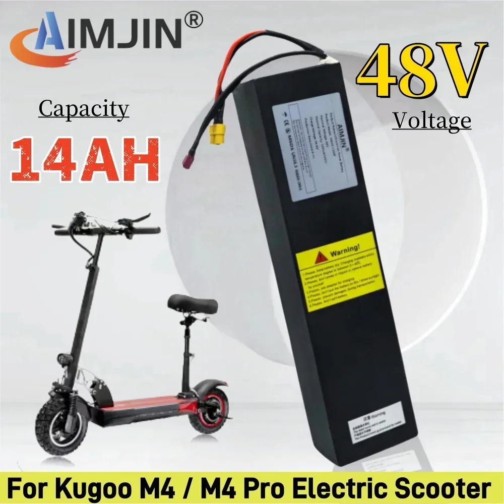 100% New 48V 13S4P 14Ah For Kugoo M4/ M4 Pro Electric Scooter Power ful Lithium Battery Built in BMS
100% New 48V 13S4P 14Ah For Kugoo M4/ M4 Pro Electric Scooter Power ful Lithium Battery Built in BMS