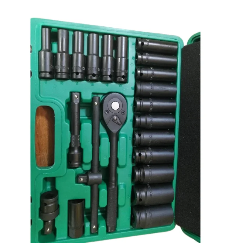 Pneumatic extended sleeve set boxed 8-32 electric wrench 1/2 big fly ratchet for auto repair
Pneumatic extended sleeve set boxed 8-32 electric wrench 1/2 big fly ratchet for auto repair