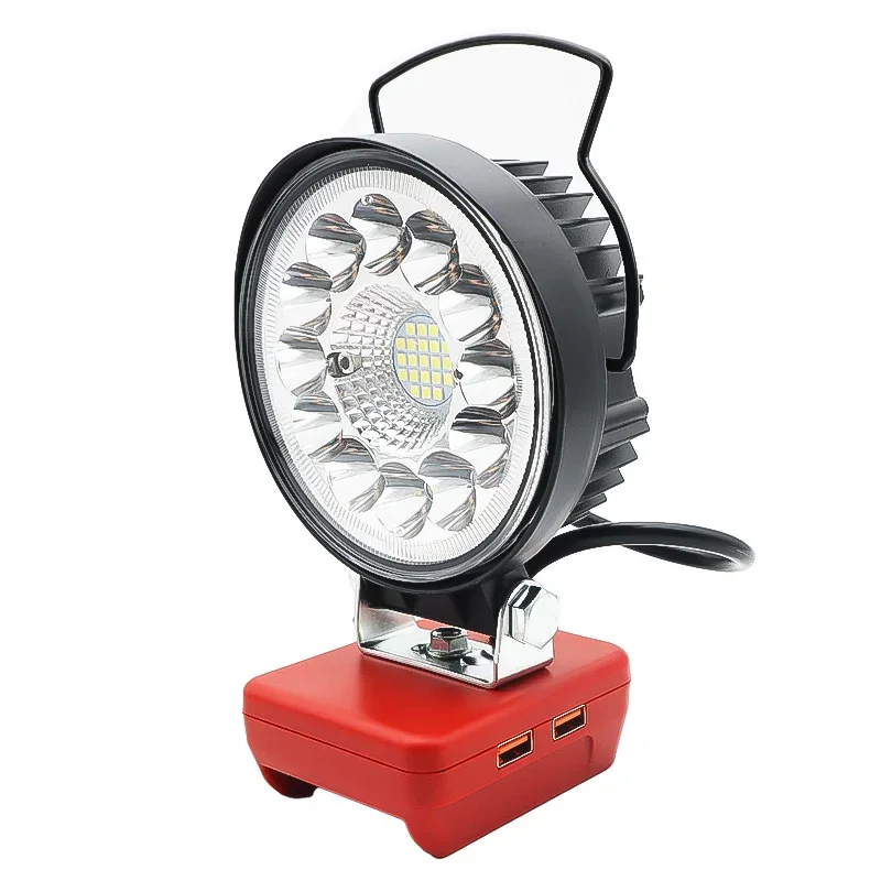 Li-ion Battery Car LED Working Lights Flashlight Electric Torch Spotlight USB Power Bank For Milwaukee 18V High Low Ceam Control
Li-ion Battery Car LED Working Lights Flashlight Electric Torch Spotlight USB Power Bank For Milwaukee 18V High Low Ceam Control