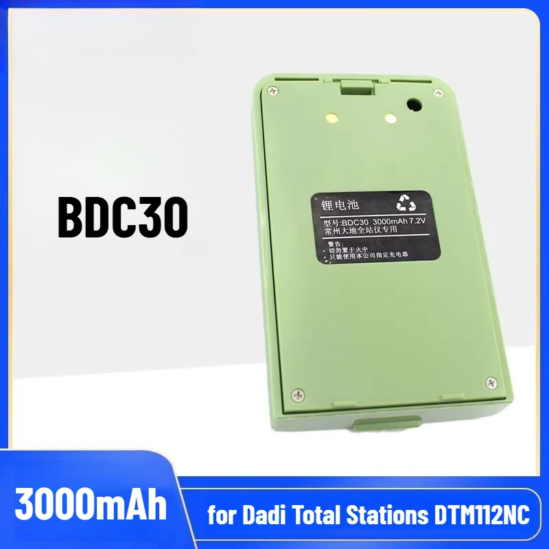 BDC30 Battery for Dadi Total Stations DTM112NC/102N/662R/122NC
BDC30 Battery for Dadi Total Stations DTM112NC/102N/662R/122NC