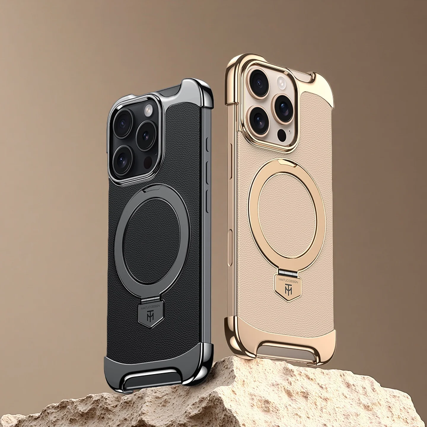 Роскошный металлический кожаный безрамный чехол для телефона с магнитным держателем 2 в 1, для IPhone 16 15 14 13 Pro Max, задняя крышка с защитой от падения
Роскошный металлический кожаный безрамный чехол для телефона с магнитным держателем 2 в 1, для IPhone 16 15 14 13 Pro Max, задняя крышка с защитой от падения