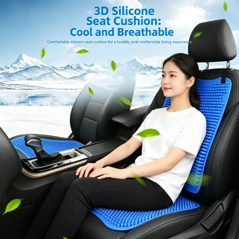 2-piece Car Set Of Car Cushions, Car Pillows, Silicone Car Cushions, Pressure Reducing And Comfortable Summer Gel Back Rest
2-piece Car Set Of Car Cushions, Car Pillows, Silicone Car Cushions, Pressure Reducing And Comfortable Summer Gel Back Rest