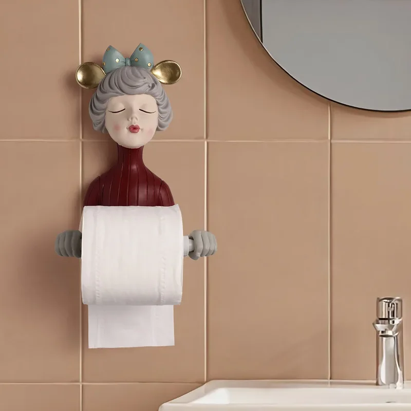 Nordic Ins Creative Resin Girl Paper Towel Rack Home Living Room Bathroom Kitchen Wall Hanging Towel Rack Bathroom Pendant Decor
Nordic Ins Creative Resin Girl Paper Towel Rack Home Living Room Bathroom Kitchen Wall Hanging Towel Rack Bathroom Pendant Decor