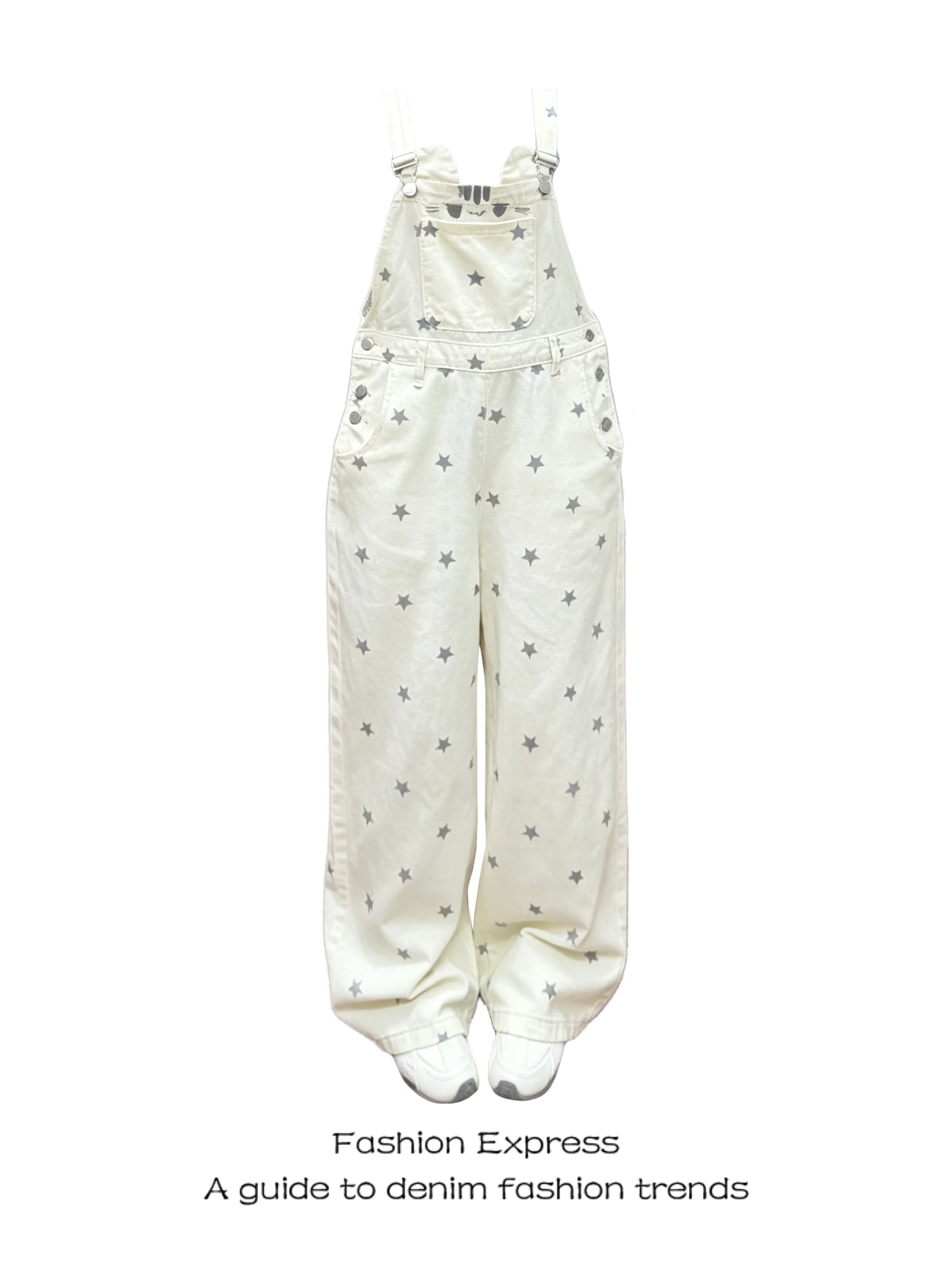 Summer Women's Overalls American Retro Cute Embroidery Denim Casual Long Pants High Waist Wide Leg Jeans Comfortable Wear
Summer Women's Overalls American Retro Cute Embroidery Denim Casual Long Pants High Waist Wide Leg Jeans Comfortable Wear