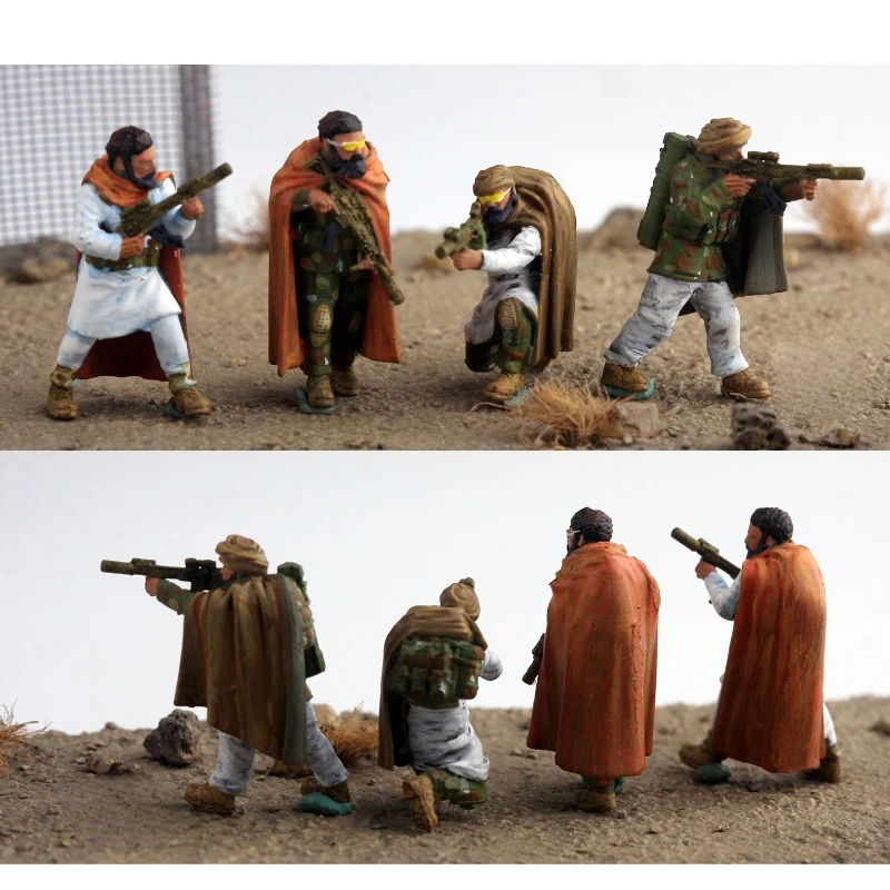 1:72 Scale Model 4Pcs Nomadic guerrilla Special Task Force Team Action Figure Soldiers DIY Scene Accessory Collection Display
1:72 Scale Model 4Pcs Nomadic guerrilla Special Task Force Team Action Figure Soldiers DIY Scene Accessory Collection Display