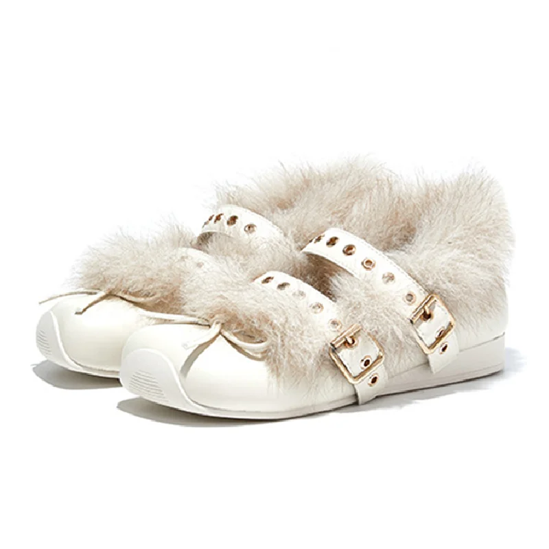Luxury Bow Double Buckle Design Mary Jane Shoe Women Comfortable Warm Fluffy Winter Low Heel Pumps Fashion Round Toe Casual Shoe
Luxury Bow Double Buckle Design Mary Jane Shoe Women Comfortable Warm Fluffy Winter Low Heel Pumps Fashion Round Toe Casual Shoe