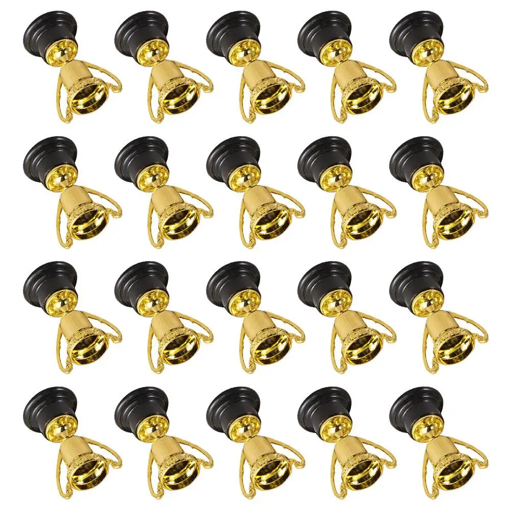 20 Pcs Mini Plastic Trophies Children Award Black Base Golden Cup Sturdy Material Party Favors Decorative Trophy Team Sports
20 Pcs Mini Plastic Trophies Children Award Black Base Golden Cup Sturdy Material Party Favors Decorative Trophy Team Sports