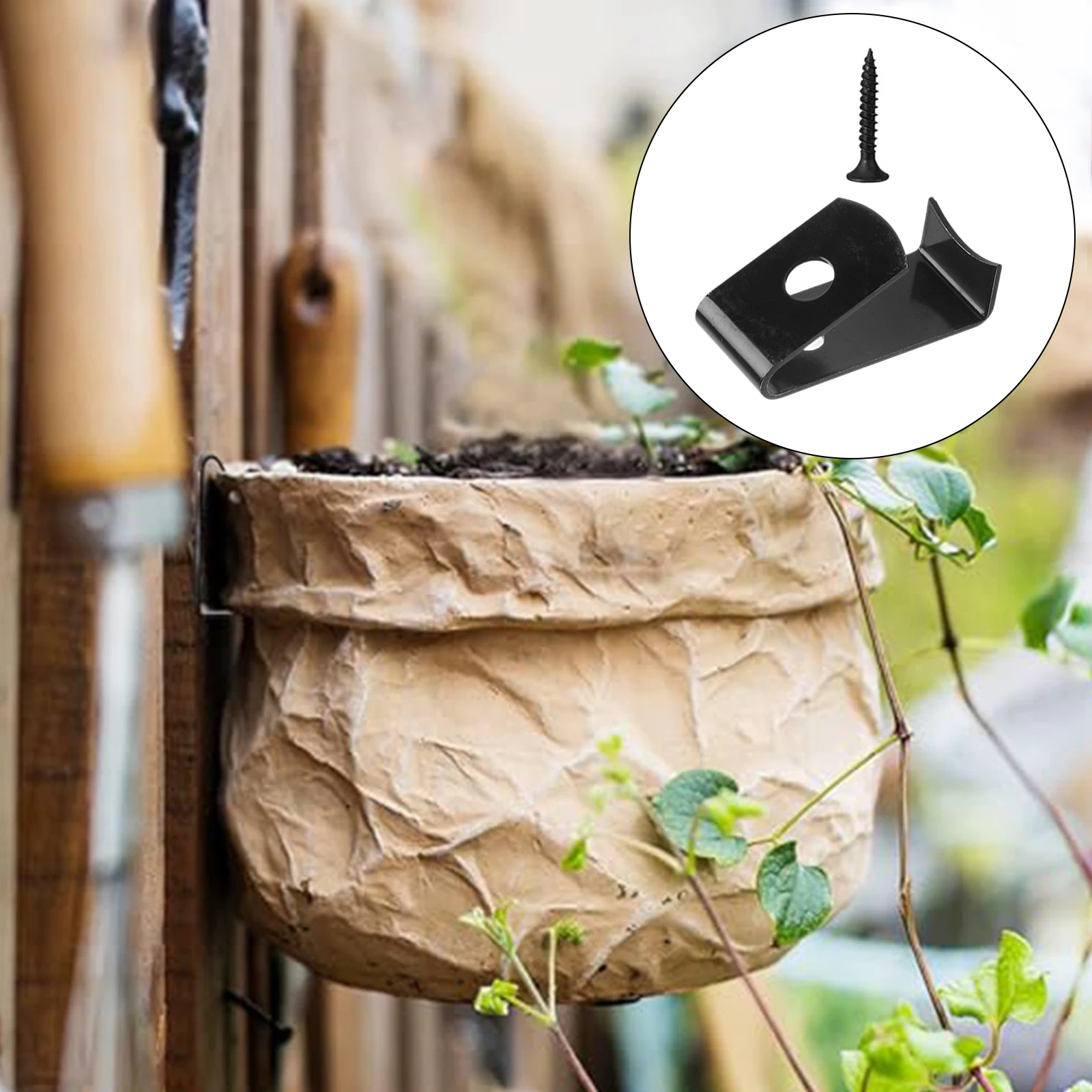 AaPlant защелка для горшковHangers12 шт. металлическая вешалка для горшков настенные крючки вешалка для цветочного горшка с винтами для наружного сада патио дисплей для растений
AaPlant защелка для горшковHangers12 шт. металлическая вешалка для горшков настенные крючки вешалка для цветочного горшка с винтами для наружного сада патио дисплей для растений 