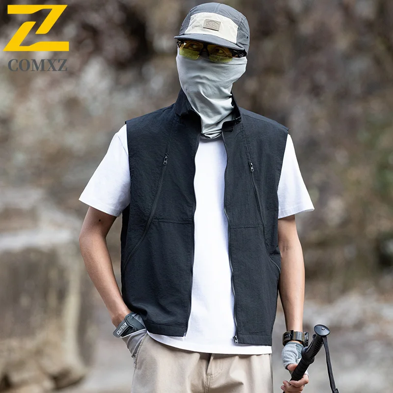 EiAO Spring-Summer Outdoor Vest Waterproof Windproof Hiking Camping Men Women Streetwear Lightweight Tactical Work Jacke 2025t
EiAO Spring-Summer Outdoor Vest Waterproof Windproof Hiking Camping Men Women Streetwear Lightweight Tactical Work Jacke 2025t