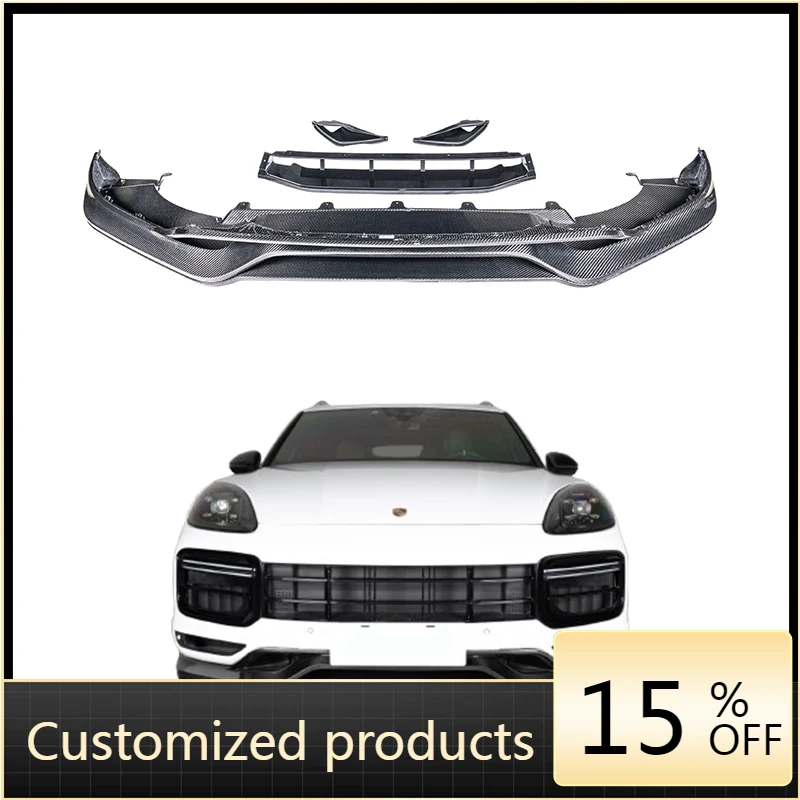 Deren High Quality2018-2023 Cayenne Turbo Front Lip Body Spoiler Carbon Fiber TKT Front Bumper with Fog Light Cut-Outs New
Deren High Quality2018-2023 Cayenne Turbo Front Lip Body Spoiler Carbon Fiber TKT Front Bumper with Fog Light Cut-Outs New