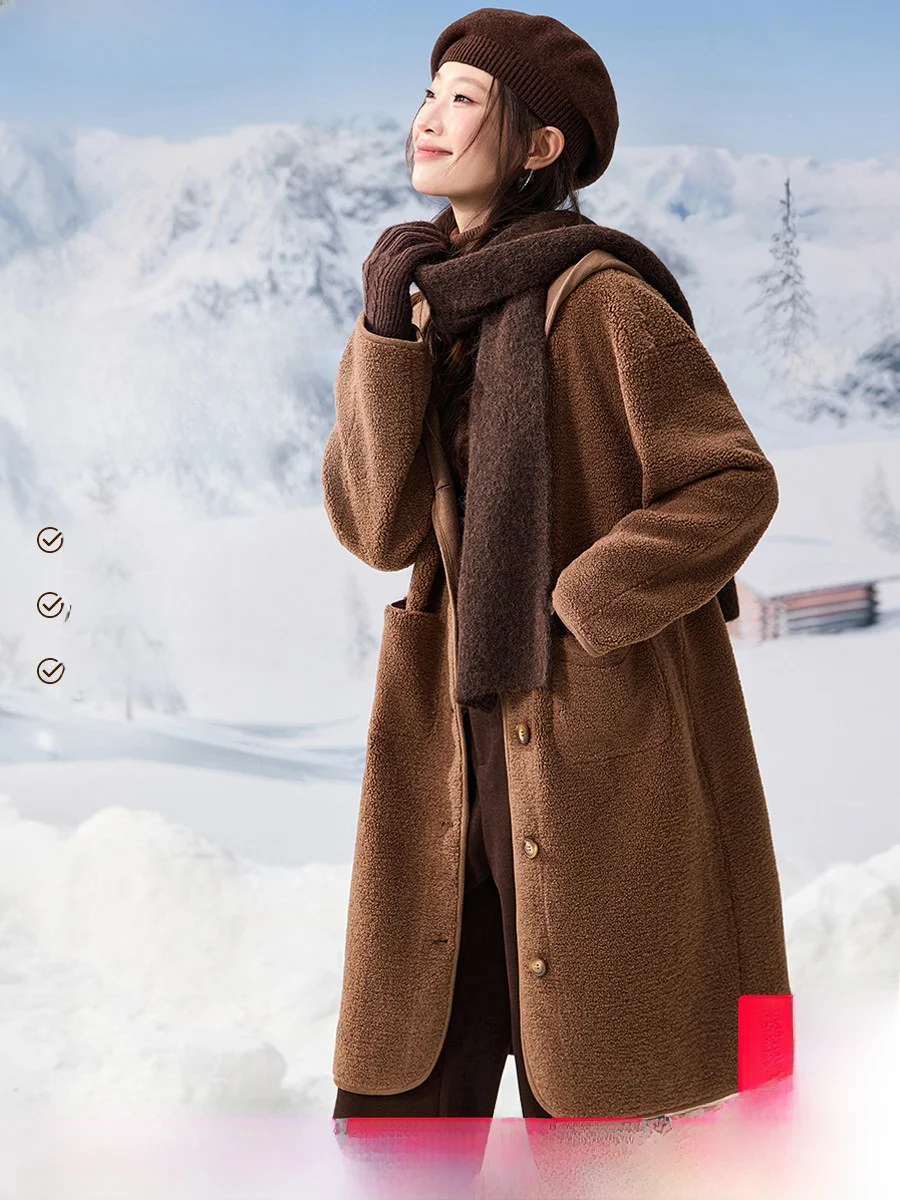 Теплая женская верхняя одежда на меховой подкладке с капюшоном в стиле ретро, пальто от Mo Han Mei, зима 2025 года, Новое поступление
Теплая женская верхняя одежда на меховой подкладке с капюшоном в стиле ретро, пальто от Mo Han Mei, зима 2025 года, Новое поступление