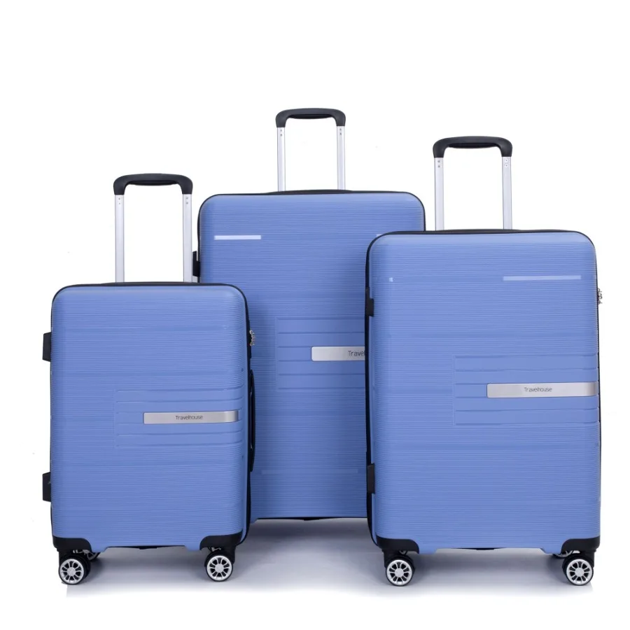 Hardshell Suitcase Double Spinner Wheels PP Luggage Sets Lightweight Durable Suitcase with TSA Lock 3Piece Set 20 24 28 Purplis
Hardshell Suitcase Double Spinner Wheels PP Luggage Sets Lightweight Durable Suitcase with TSA Lock 3Piece Set 20 24 28 Purplis