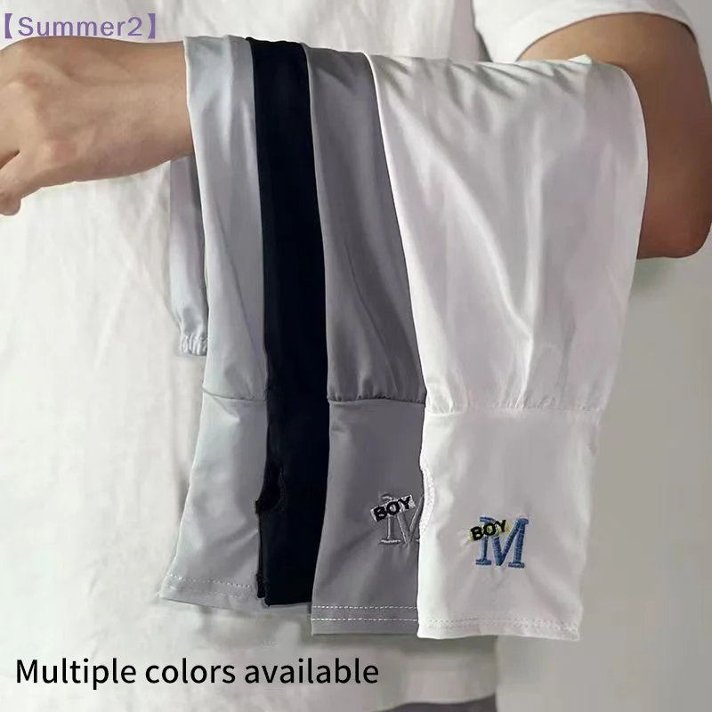 【Xia2】2026 Summer Men's Sun Protection Sleeves Anti-UV Ice Silk Cycling Gloves Breathable Arm Guard{S}
【Xia2】2026 Summer Men's Sun Protection Sleeves Anti-UV Ice Silk Cycling Gloves Breathable Arm Guard{S}