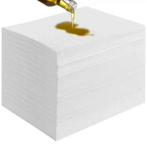Spill Absorbent Pads, Oil Absorbing Mat Absorbs up 20 Gal, 15" L x20" W Polypropylene Absorbent Pad for Oil Only
Spill Absorbent Pads, Oil Absorbing Mat Absorbs up 20 Gal, 15" L x20" W Polypropylene Absorbent Pad for Oil Only