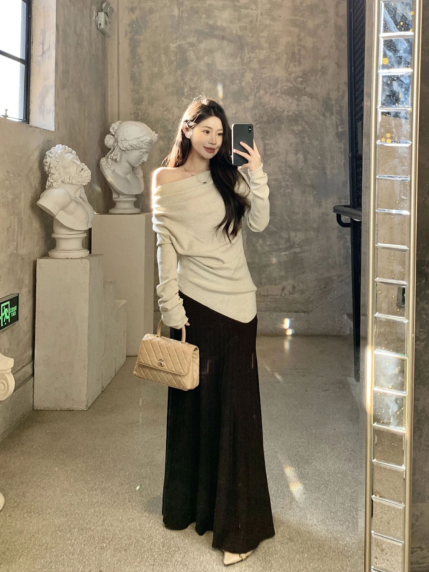 ay Woolen Knitted Casual Top Women's Faion oulder Design Slimming Winter Long Sve Ensemble Commute Sle Regular Fit
ay Woolen Knitted Casual Top Women's Faion oulder Design Slimming Winter Long Sve Ensemble Commute Sle Regular Fit