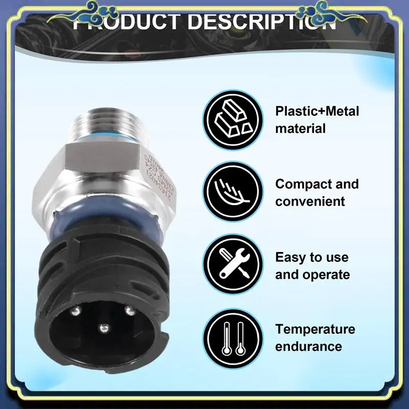 AU16-переключатель датчика давления топливного масла для грузовика Volvo Penat D12 D13 FH 21634021
AU16-переключатель датчика давления топливного масла для грузовика Volvo Penat D12 D13 FH 21634021