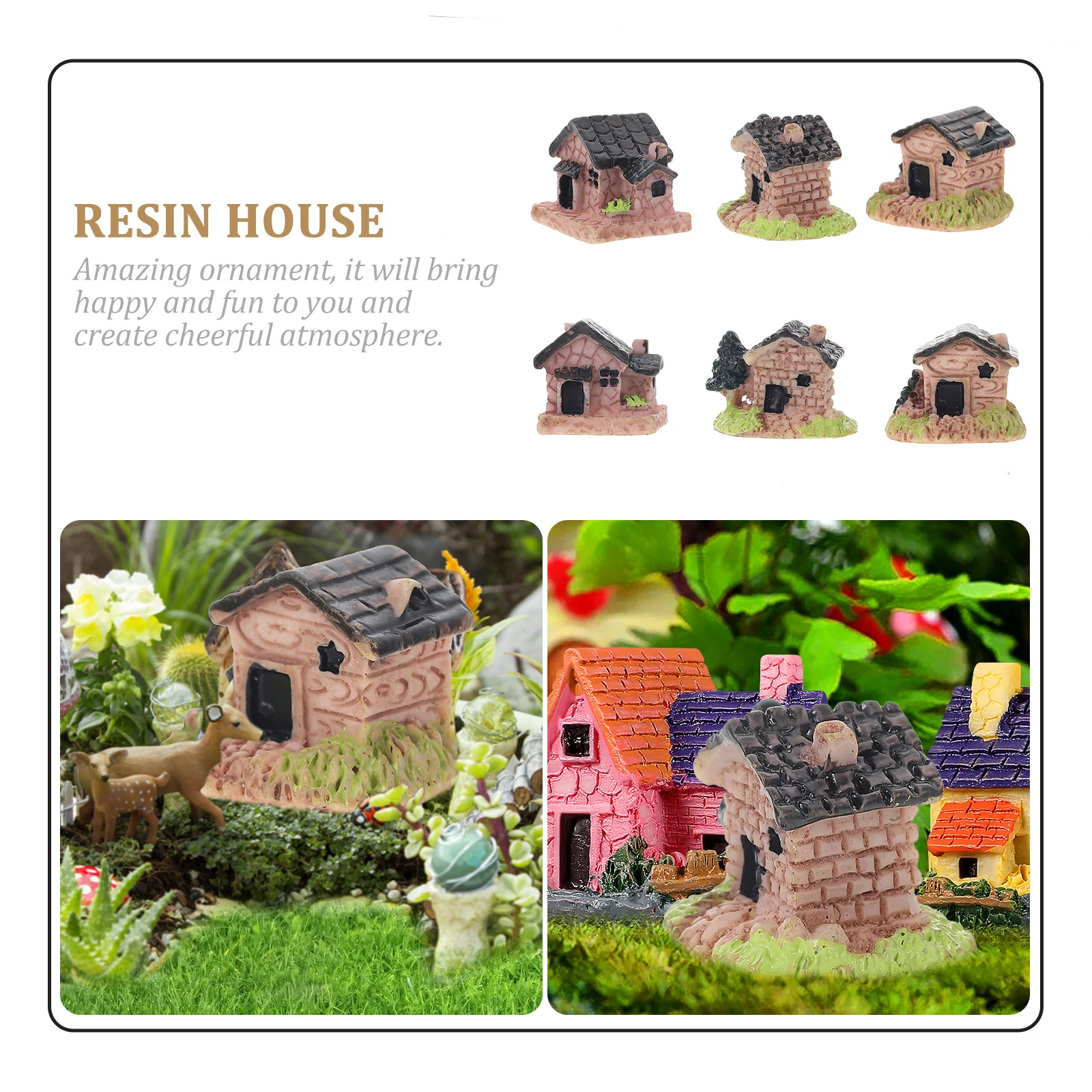 Resin Mini Home Ornament for Garden Bonsai DIY Micro Landscape Decoration Miniature Accessory Creative Home Decor
Resin Mini Home Ornament for Garden Bonsai DIY Micro Landscape Decoration Miniature Accessory Creative Home Decor