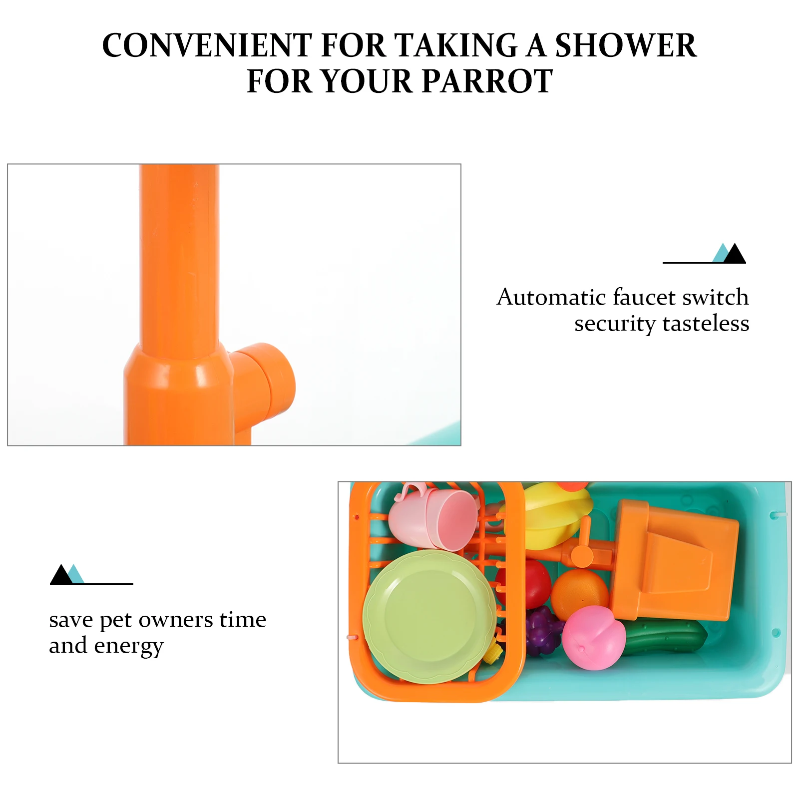 1 Set Birds Bathing Tub Automatic Faucet Water Shower Basin For Parrot Safe Bright Color Medium Size Magpie Sparrow Accessory No
1 Set Birds Bathing Tub Automatic Faucet Water Shower Basin For Parrot Safe Bright Color Medium Size Magpie Sparrow Accessory No