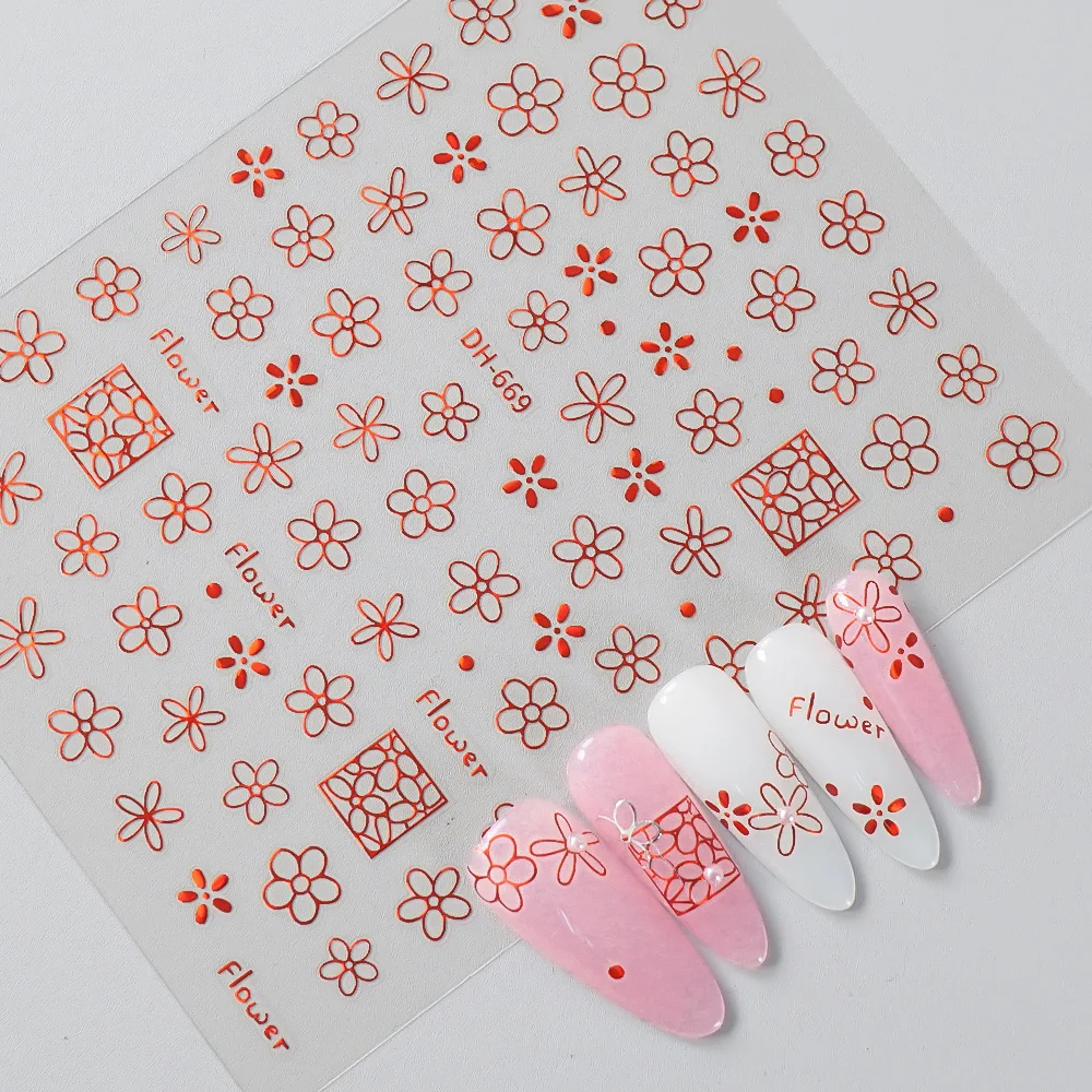 Flower Flat Nail Art Sticker DIY Beauty Nail Enamel Girls Fashion Trendy Stick-on Nail Decals
Flower Flat Nail Art Sticker DIY Beauty Nail Enamel Girls Fashion Trendy Stick-on Nail Decals