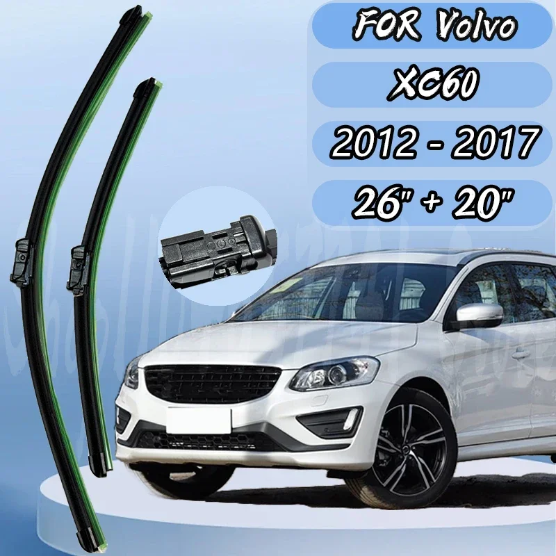 New fifth generation upgrade 26" + 20" Windscreen Front Window Wiper Blades For Volvo XC60 T6 D5 AWD 2012-2017
New fifth generation upgrade 26" + 20" Windscreen Front Window Wiper Blades For Volvo XC60 T6 D5 AWD 2012-2017