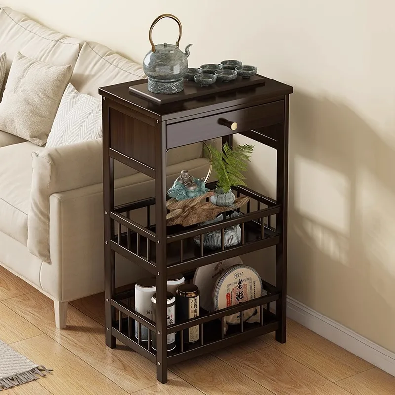Factory Tea Table Living Room Sofa Side Side Side Cabinet Small Coffee Table Tea Rack Storage Cabinet