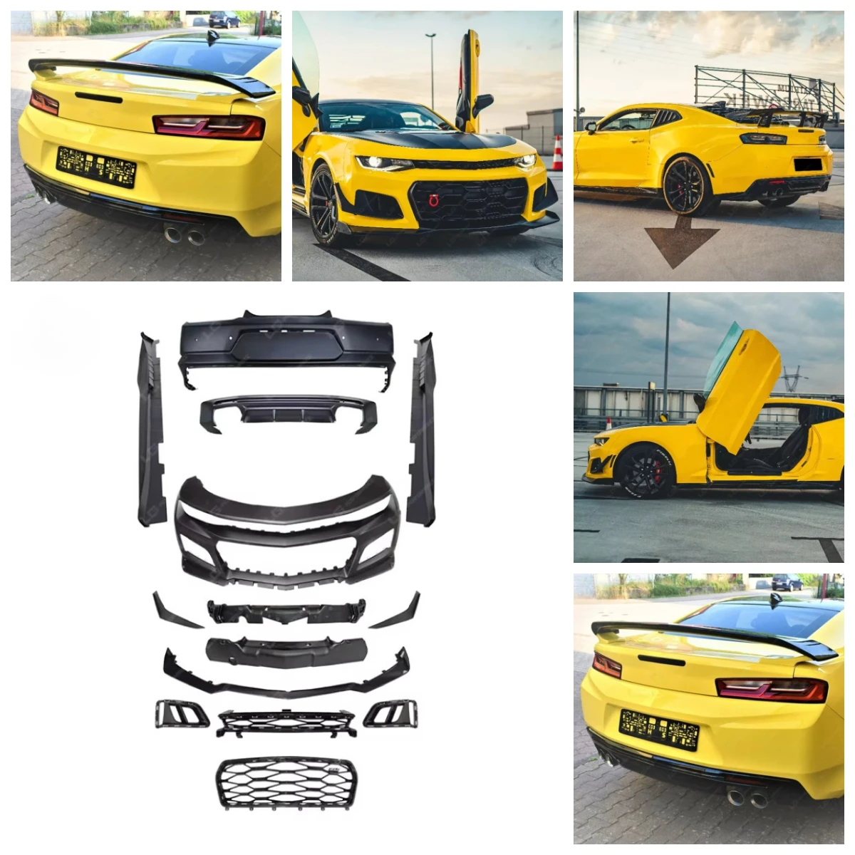Dream Garage Car Facelift ZL1 Style Full Set Body Kit For Camaro Upgrade Front Bumper Rear Bumper Grille Side Skirts
Dream Garage Car Facelift ZL1 Style Full Set Body Kit For Camaro Upgrade Front Bumper Rear Bumper Grille Side Skirts