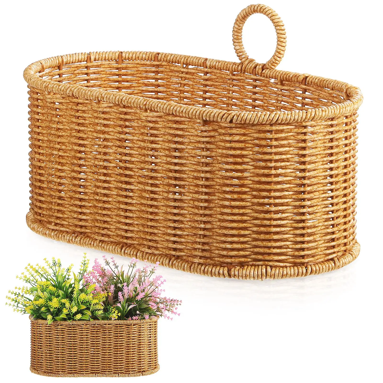 Wall Hanging Storage Baskets Kitchen Woven Green Plants Onion Holder Large Capacity Easy Clean Plastic Vegetable Basket For
Wall Hanging Storage Baskets Kitchen Woven Green Plants Onion Holder Large Capacity Easy Clean Plastic Vegetable Basket For