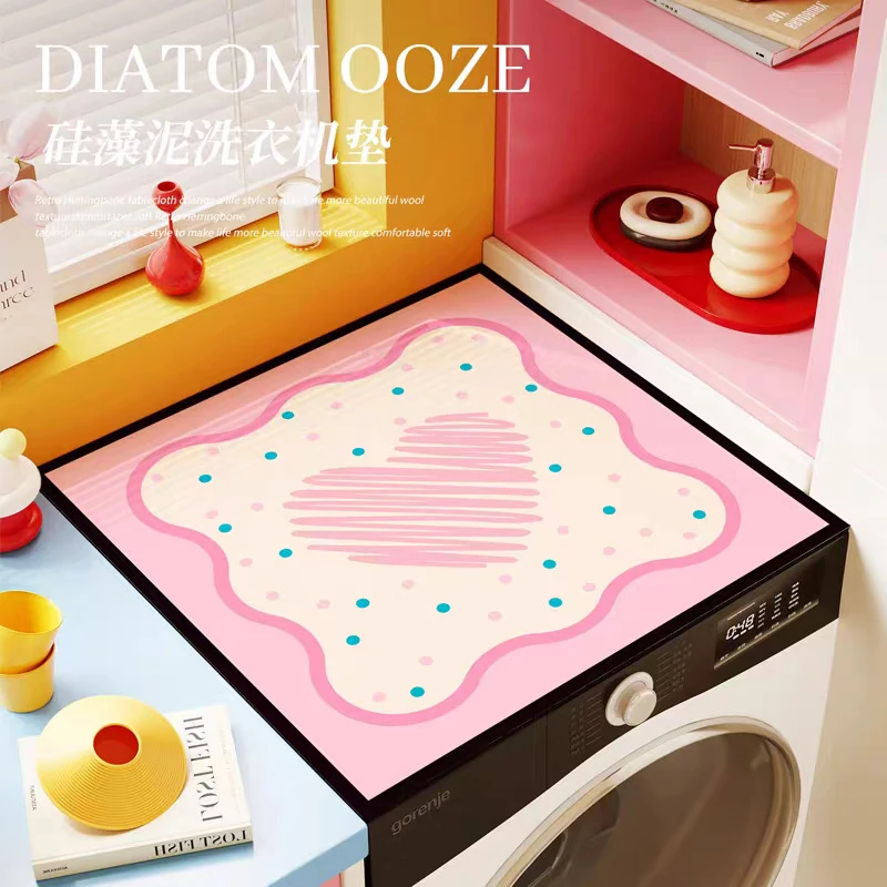 Ins Dopamine Decorative Drum Washing Machine Cover Pad, Dirt-Resistant, Wear-Resistant And Easy-To-Maintain Dust-Proof Pad
Ins Dopamine Decorative Drum Washing Machine Cover Pad, Dirt-Resistant, Wear-Resistant And Easy-To-Maintain Dust-Proof Pad