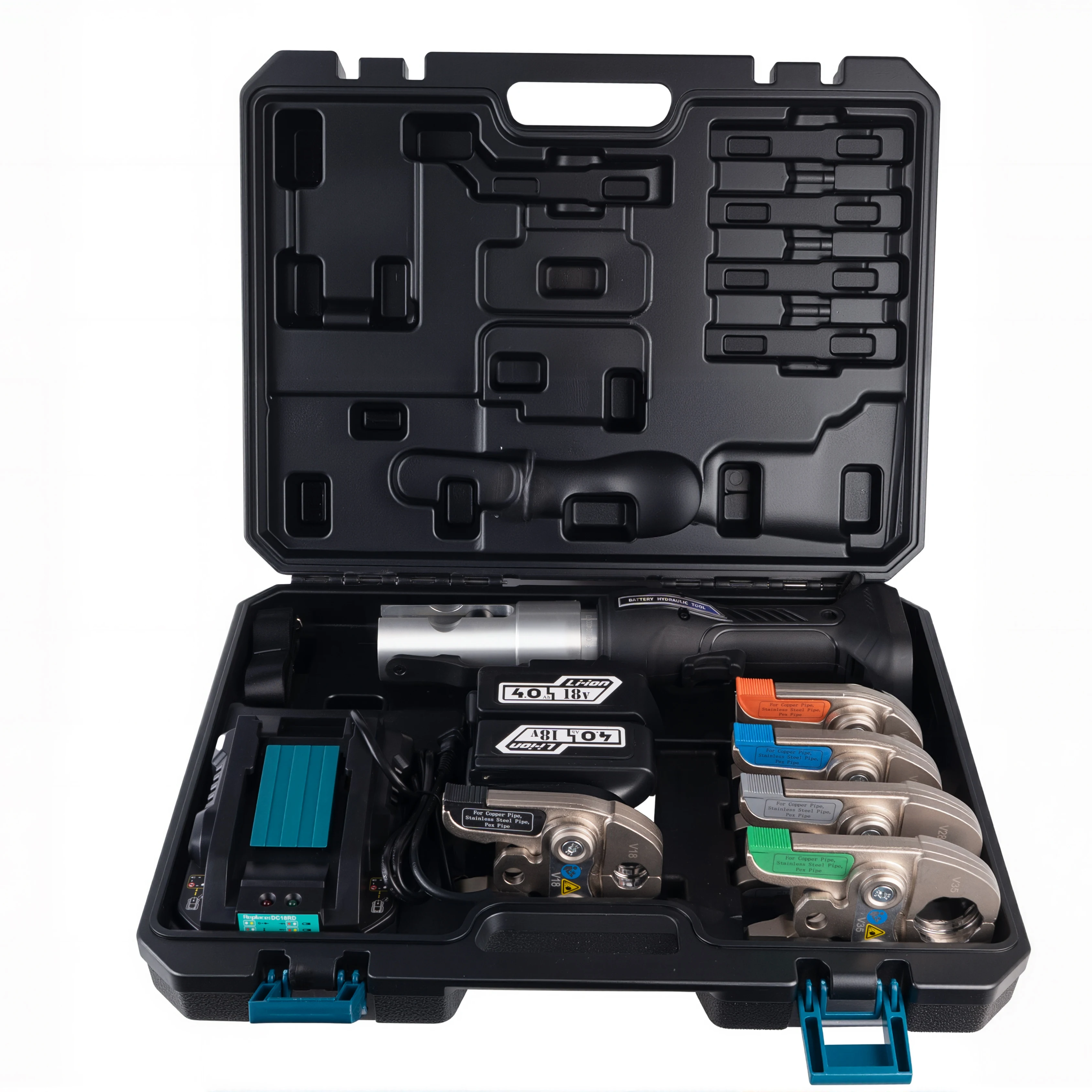 ES-1550 Cordless Hydraulic Pressing Tool Powered Hydraulic Pipe Crimping Tools Cordless Electric Pipe Tool
ES-1550 Cordless Hydraulic Pressing Tool Powered Hydraulic Pipe Crimping Tools Cordless Electric Pipe Tool