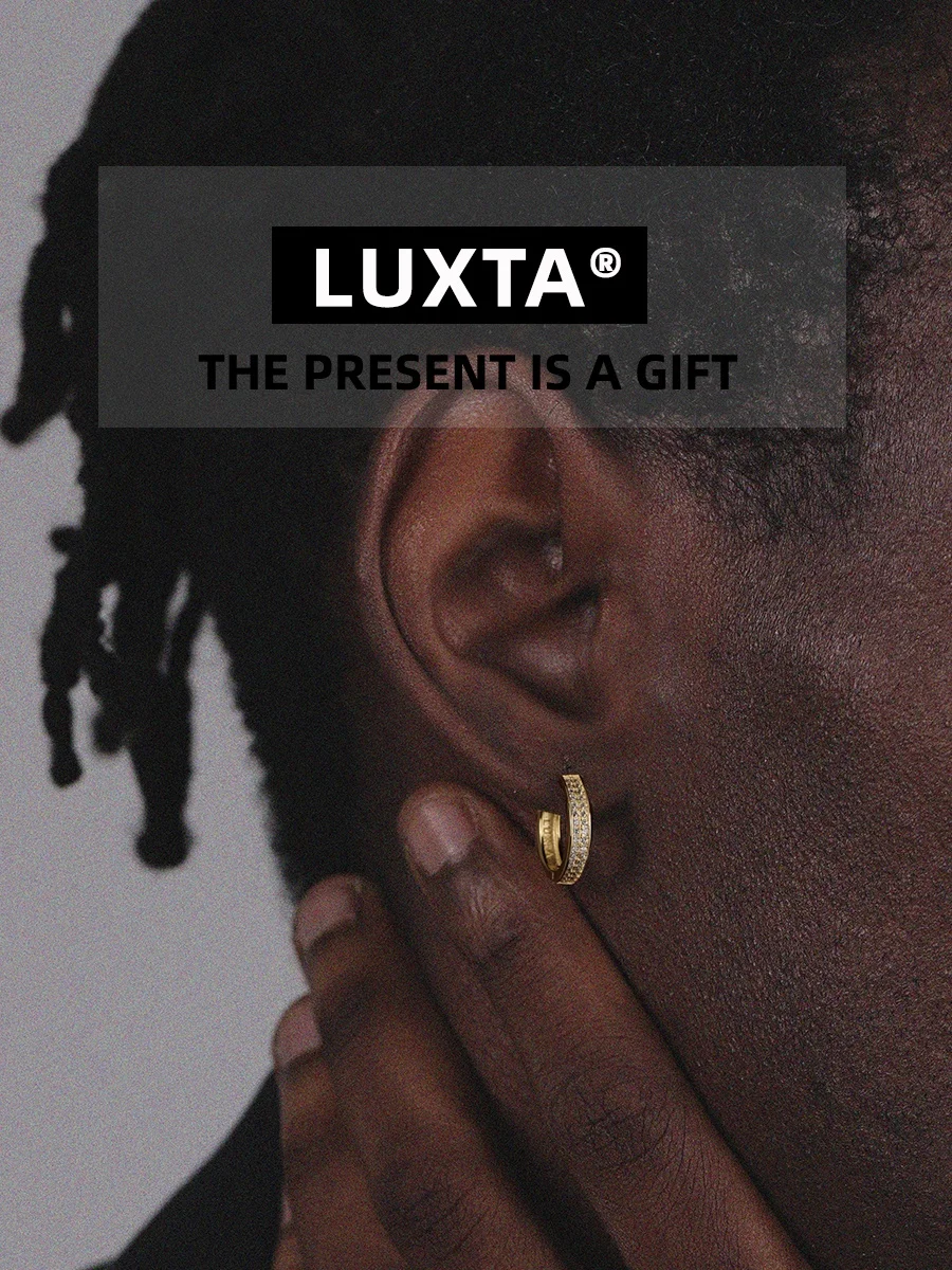 Luxta Original Gold Plated Silver Earrings Hip Hop Men High Gloss Micro Paved Diamond Super Shiny American Women Fashion Jewelry
Luxta Original Gold Plated Silver Earrings Hip Hop Men High Gloss Micro Paved Diamond Super Shiny American Women Fashion Jewelry