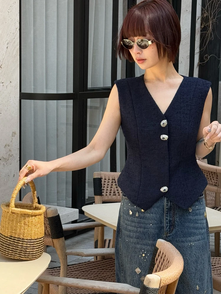 Slimming V-Ne Waist-Cinched Woolen Vest Monkey Studio Faion Commute Sle Women's irt No Brand Registered Trademark
Slimming V-Ne Waist-Cinched Woolen Vest Monkey Studio Faion Commute Sle Women's irt No Brand Registered Trademark