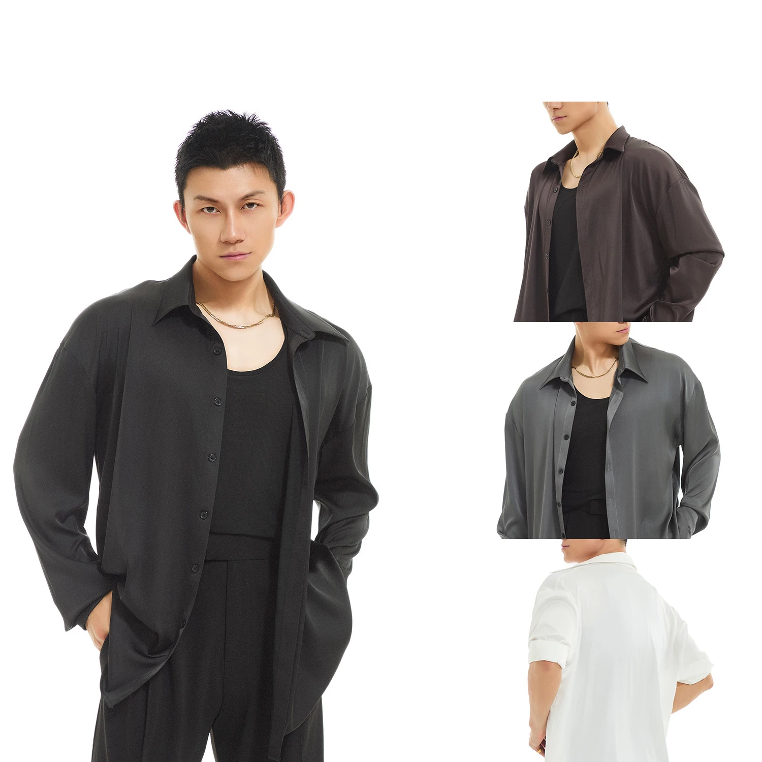 2025 Latin Dance Performance Costumes Male Long Sleeved Practice Clothes Adult Chacha Rumba Latin Dance Tops For Men DQS19703
2025 Latin Dance Performance Costumes Male Long Sleeved Practice Clothes Adult Chacha Rumba Latin Dance Tops For Men DQS19703